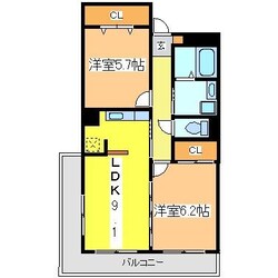 カーサドマーニの物件間取画像